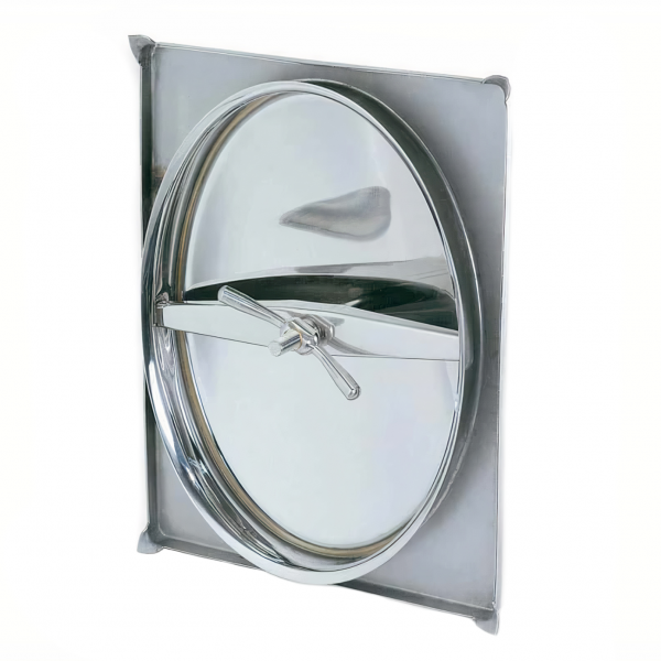 Właz owalny nierdzewny do zbiorników cementowych E127CEM (438x306)