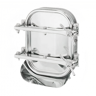 Właz prostokątny nierdzewny do zbiorników cementowych E121CEM (424x316)