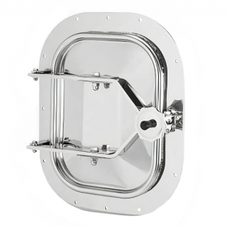 Właz prostokątny nierdzewny do beczek E141BL (424x316)