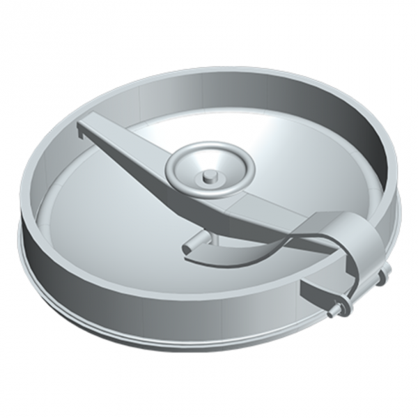 Właz owalny nierdzewny Boyer P11-129 (407x452 / 411x455)