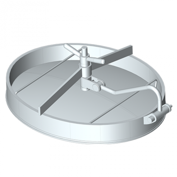 Właz owalny nierdzewny Boyer P11-410-510 (410x510)