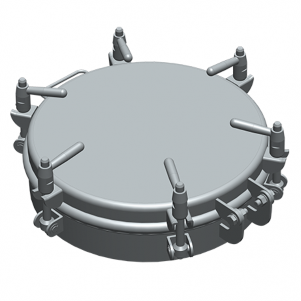 Właz okrągły nierdzewny Boyer P22-238 (DN204-DN400)