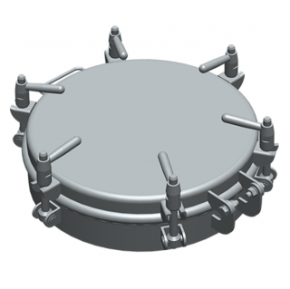 Właz okrągły nierdzewny Boyer P22-238 (DN204-DN400)