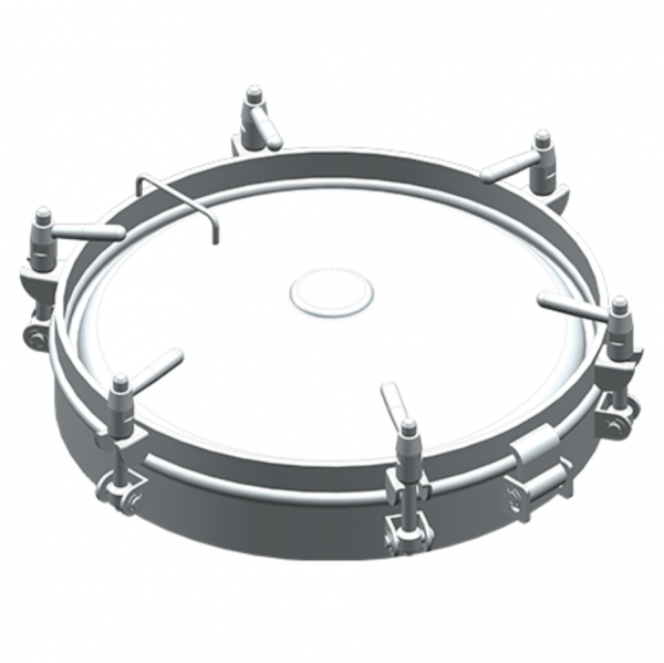 Właz okrągły nierdzewny Boyer P22-265 (DN504-DN604)