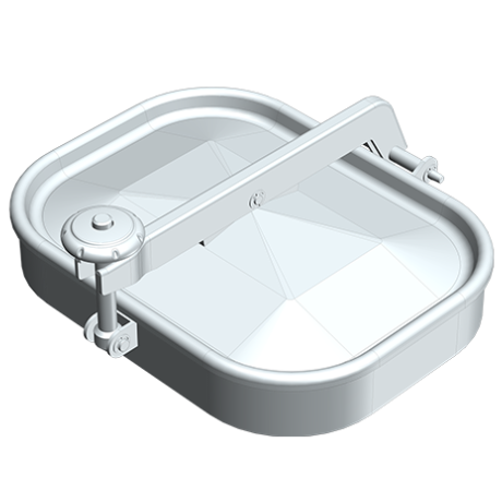 Właz prostokątny nierdzewny Boyer P23-307 (314x424)