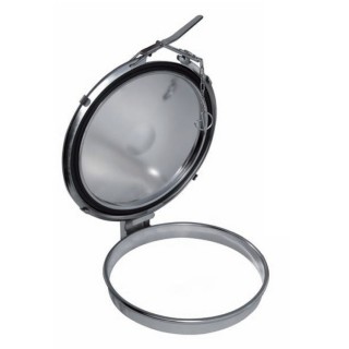 Właz okrągły nierdzewny B400 (DN403) - otwarty