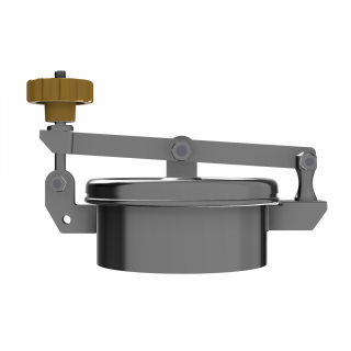 Właz okrągły nierdzewny W1/C/MINI DN150 - widok boczny