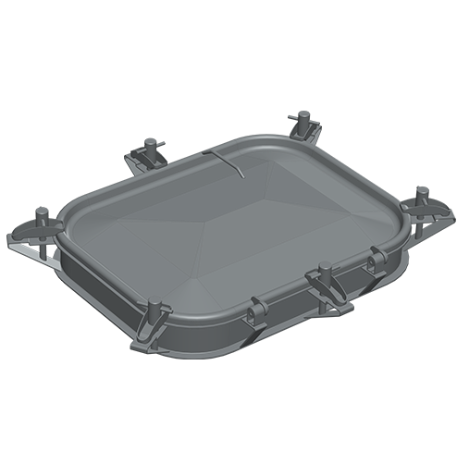 Właz prostokątny nierdzewny Boyer P43-010 (405x530)