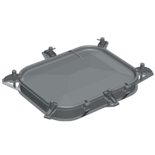 Właz prostokątny nierdzewny Boyer P43-010 (405x530)