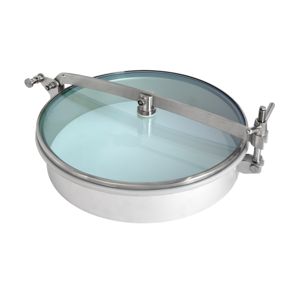 Pokrywa szklana okrągła bezciśnieniowa XG400 (DN400-DN500)