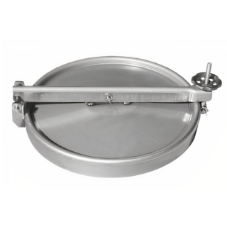 Właz przemysłowy okrągły ze stali czarnej X10311 (DN500)