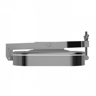 Właz prostokątny nierdzewny W2/D (424x316) - widok z boku