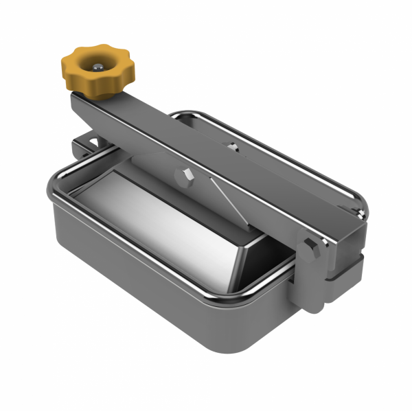 Właz prostokątny nierdzewny W2/E (175x225) - widok pokrywy