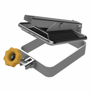 Właz prostokątny nierdzewny W2/E (175x225) - widok otwarcia