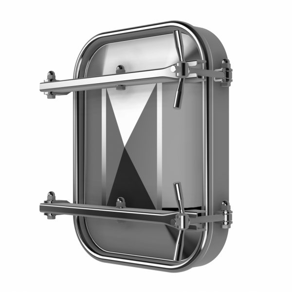 Właz prostokątny nierdzewny W2/A (530x406) - widok ogólny