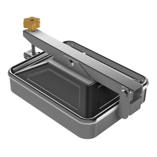 Właz prostokątny nierdzewny W2/F (245x310) - widok pokrywy